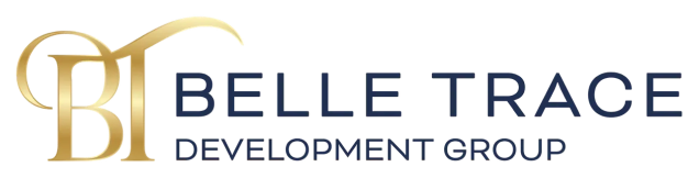 BT Belle Trace logo on black background